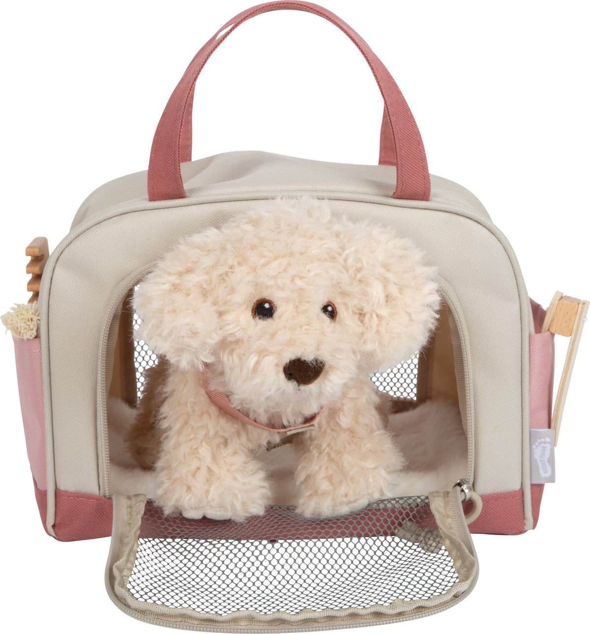 Hund mit Tasche & Pflege-Set – Rollenspiel für Kinder