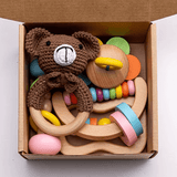 Montessori Rassel Bausatz - Ein Spielzeugset für die Entwicklung Deines Babys