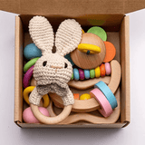 Montessori Rassel Bausatz - Ein Spielzeugset für die Entwicklung Deines Babys