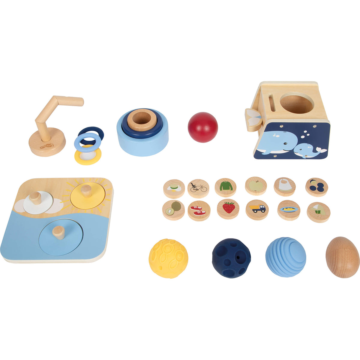 Baby-Box 10–12 Monate – Spielset zum Ordnen & Sortieren