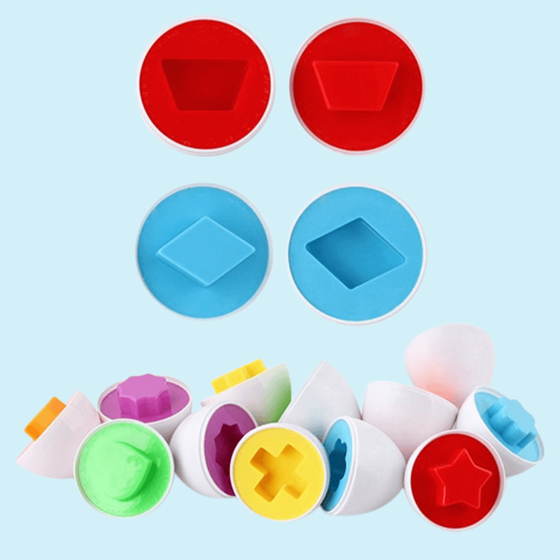 Montessori Lernspielzeug Geometrische Eier – Dein Tor zur kreativen Lernwelt Deines Kindes