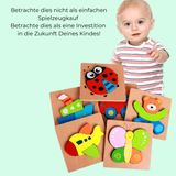 Kreatives 3-D Holz Puzzle - Ein Lernspielzeug voller Farben und Formen