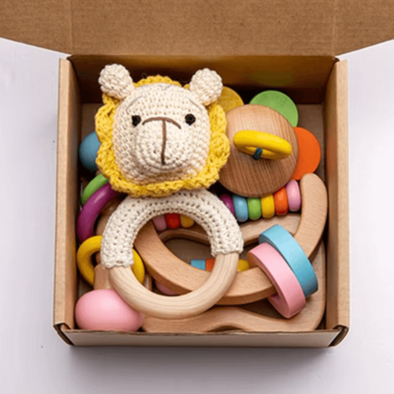 Montessori Rassel Bausatz - Ein Spielzeugset für die Entwicklung Deines Babys