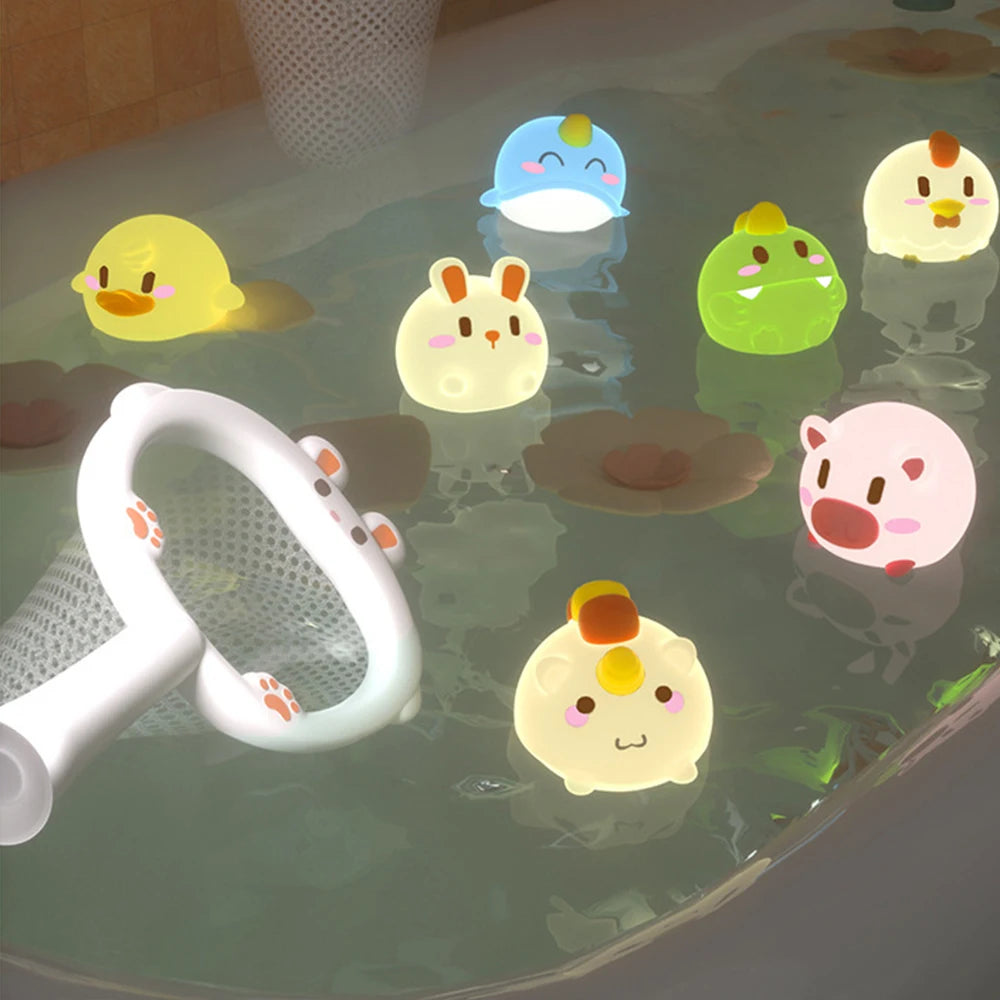Badespielzeug mit Leuchtmagie