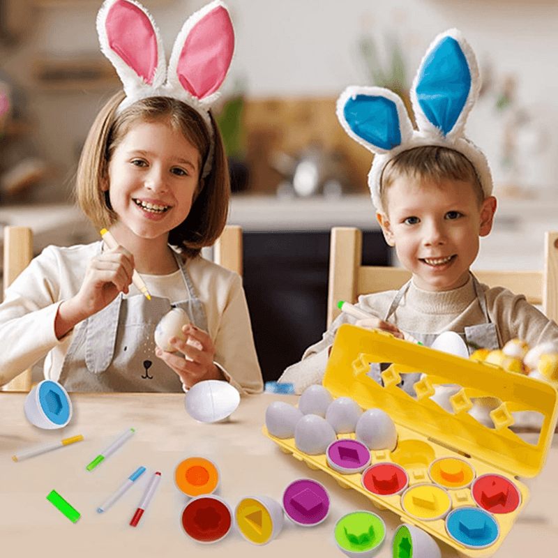 Montessori Lernspielzeug Geometrische Eier – Dein Tor zur kreativen Lernwelt Deines Kindes