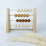 Montessori Abakus - Handgemachtes Zählspielzeug für kleine Entdecker