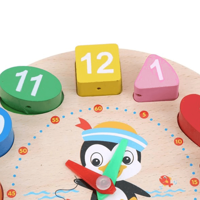 Montessori Pinguinuhr - Zeit für spielerische Entwicklung