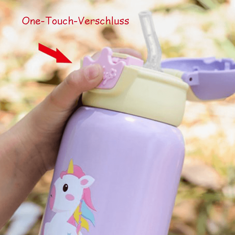 Narsico Trinkflasche – Dank Tasche mit Tragegurt der tägliche Begleiter Deines Kindes